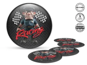 Epoxy dome stickers High-End Edition Sleek Badges